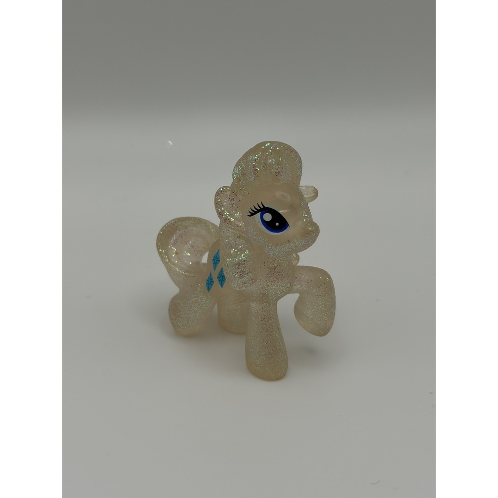My Little Pony RARITY Hasbro Crystal Glitter Mini Pony Figure